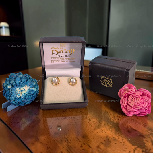 Elegant Real Pearls Earrings #011