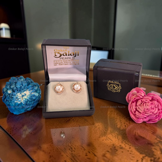Elegant Real Pearls Earrings #023
