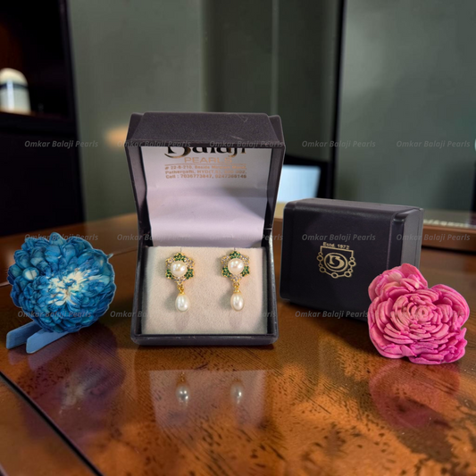 Elegant Real Pearls Earrings #083