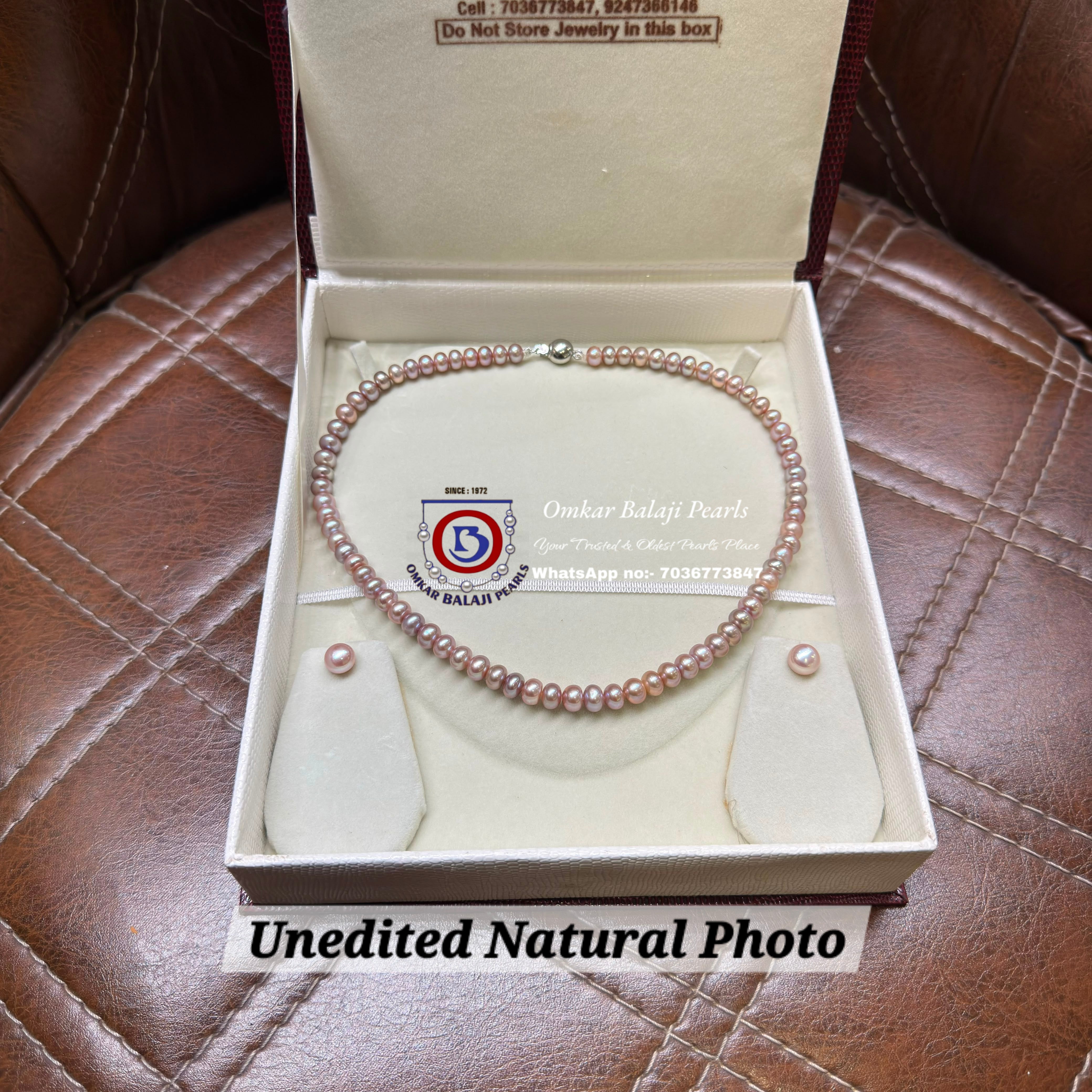 Royal Lavender Pink Pearl Set