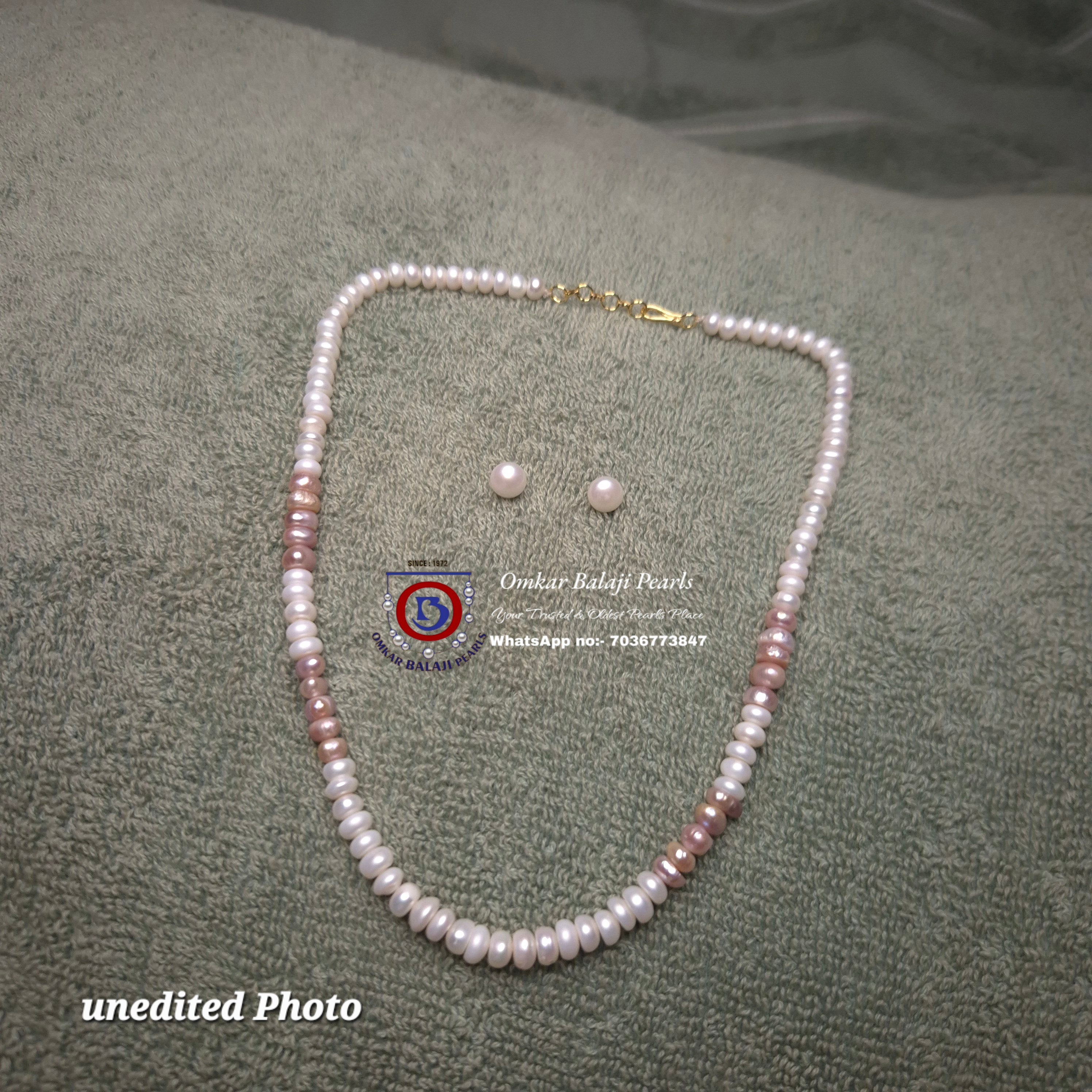 Single Layer Pearls Set Plain