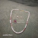 Single Layer Pearls Set Plain