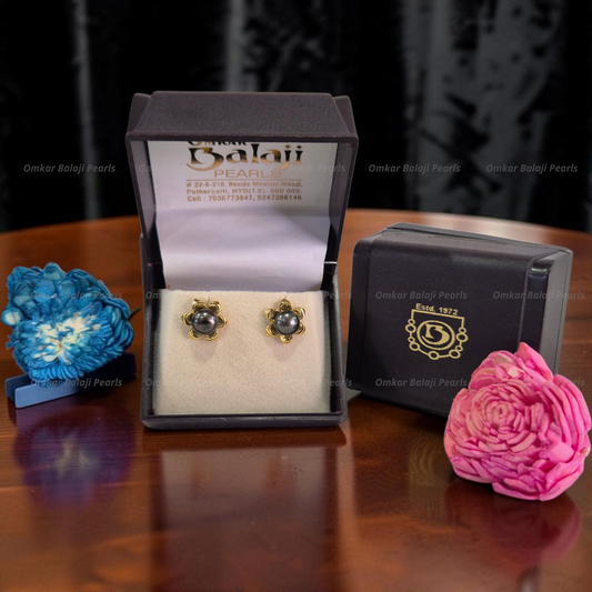 Elegant Real Pearls Earrings #087