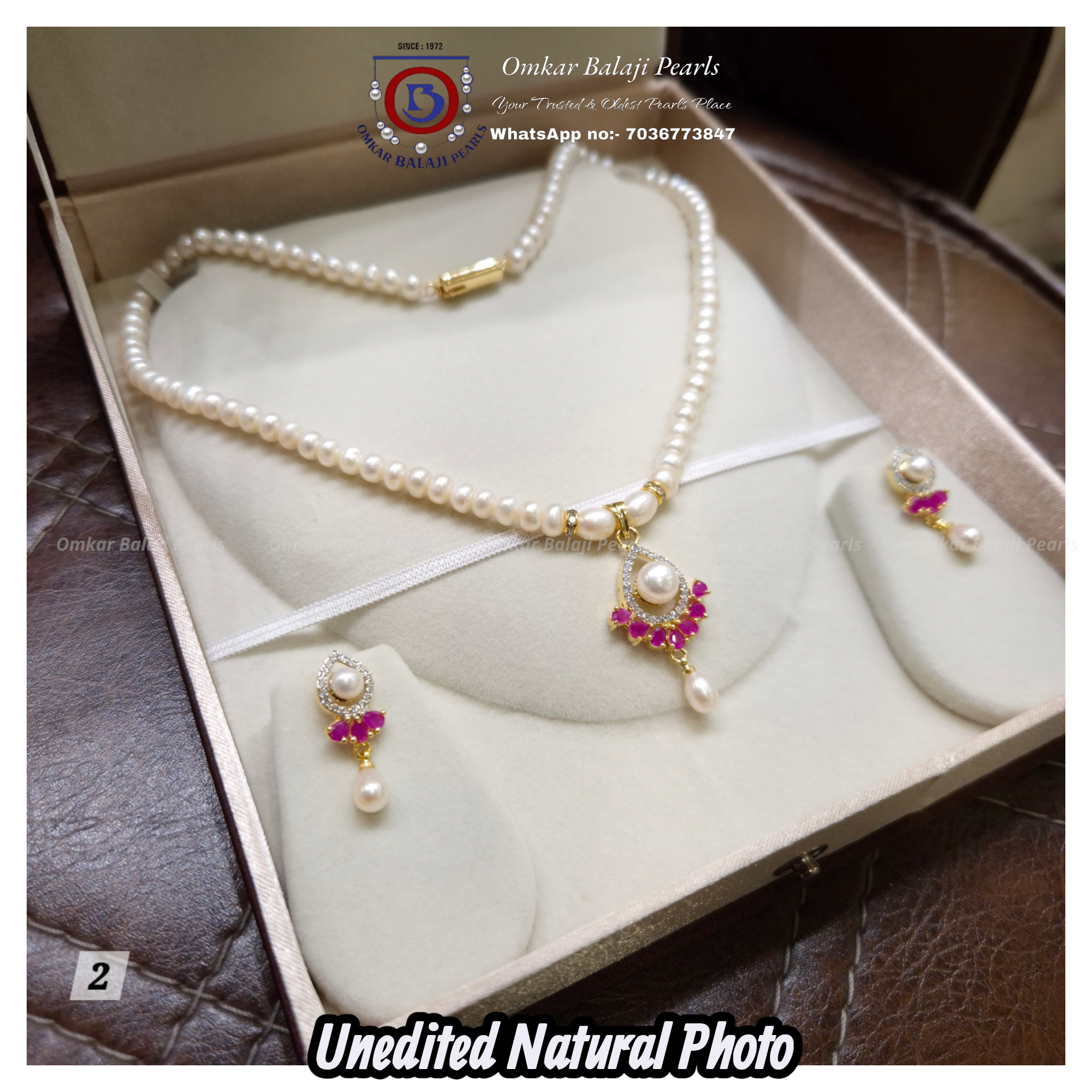 Royal Teardrop Real Pearl Set ❤️