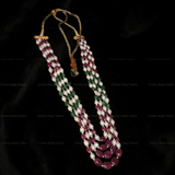 Half & Half Real Stones with pearls