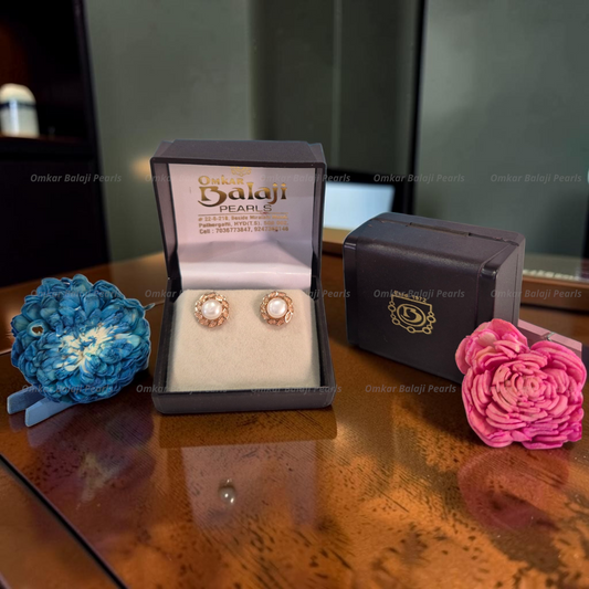 Elegant Real Pearls Earrings #038