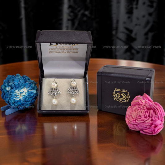 Elegant Real Pearls Earrings #050
