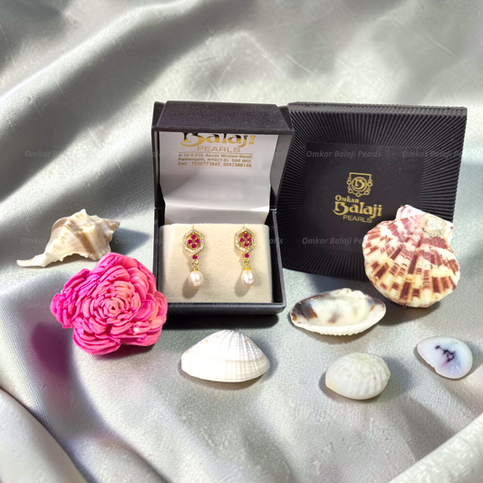 Elegant Real Pearls Earrings #080