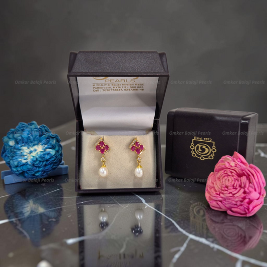 Elegant Real Pearls Earrings #152
