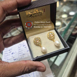 Pearls Earrings [ rose pink  ]