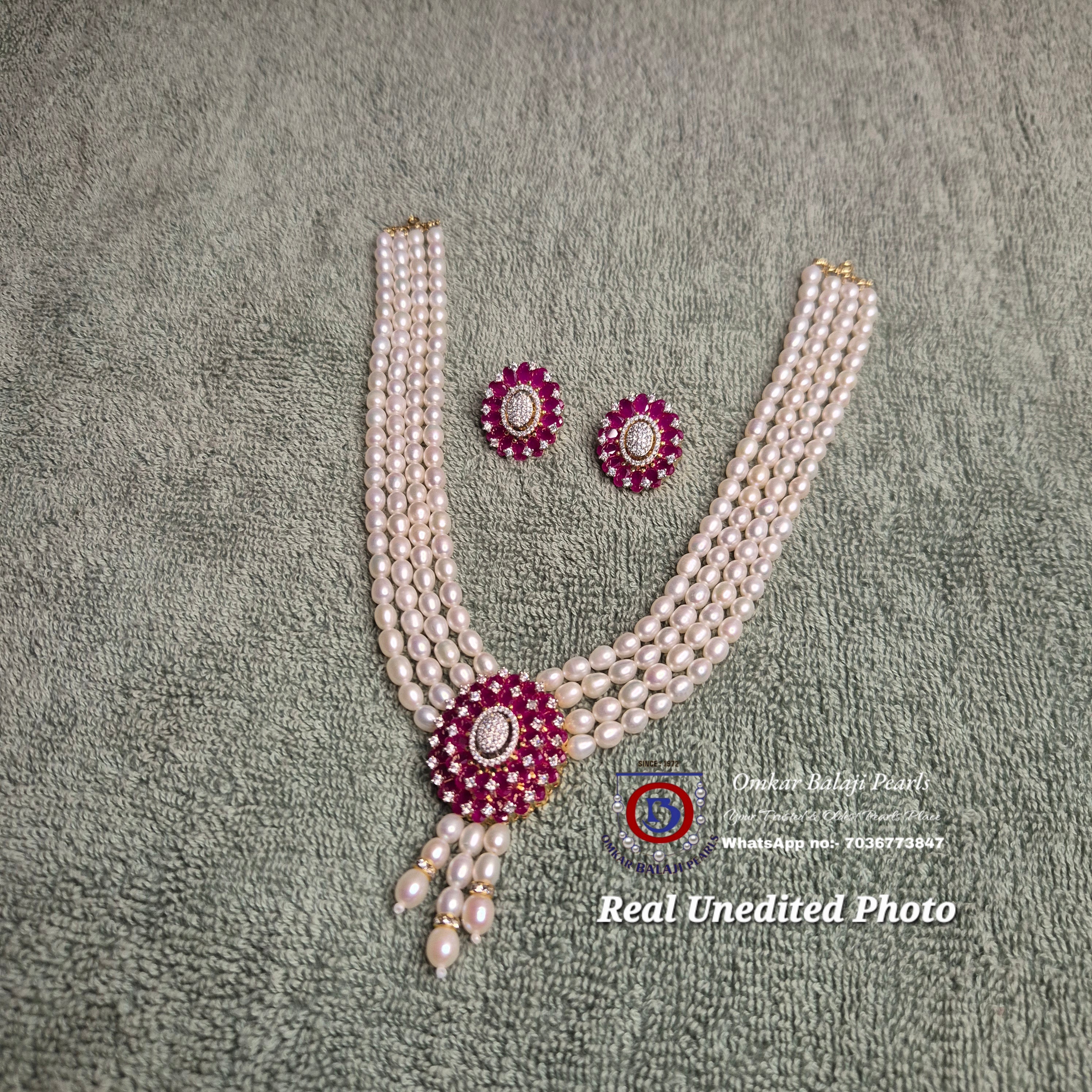 Royal Mini Necklace [ Red ]