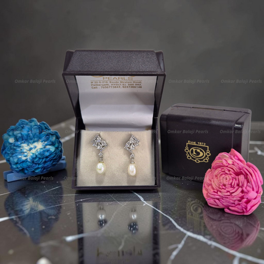 Elegant Real Pearls Earrings #108