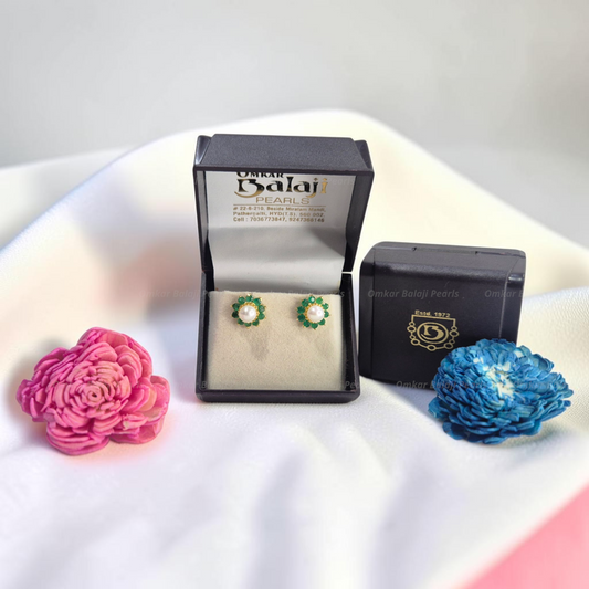 Elegant Real Pearls Earrings #098