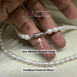 ✨ Premium Natural Pearl Mala Oval (AAA Quality) ✨