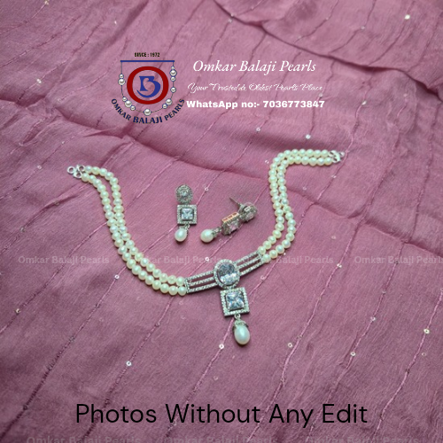 Statement Choker Set [ Silver Finish ]