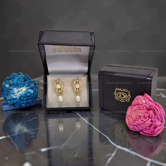 Elegant Real Pearls Earrings #193
