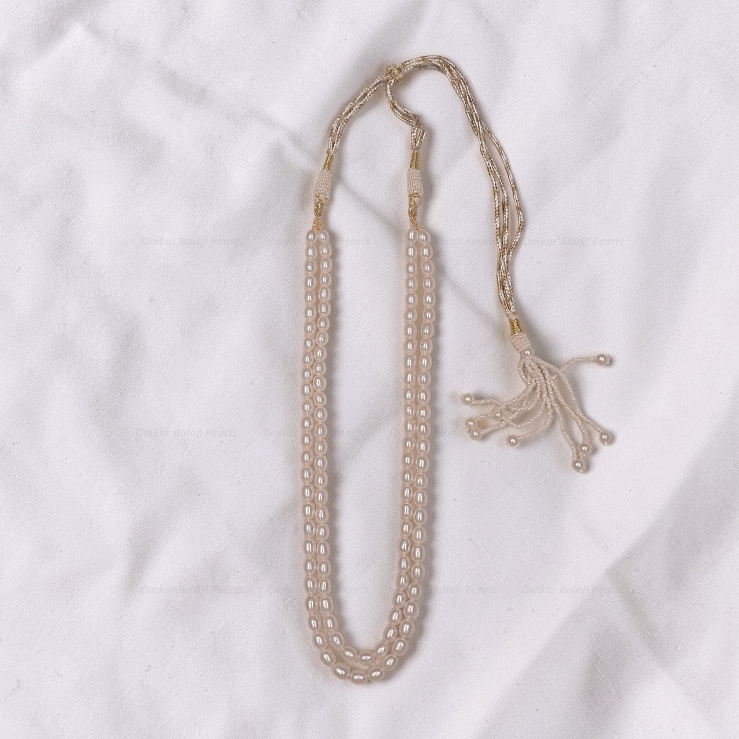 2-Layer Real Pearl Mala [white]