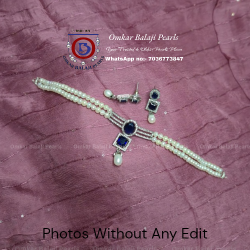 Blue Choker Set 2 layer