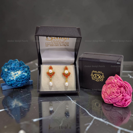 Elegant Real Pearls Earrings #192