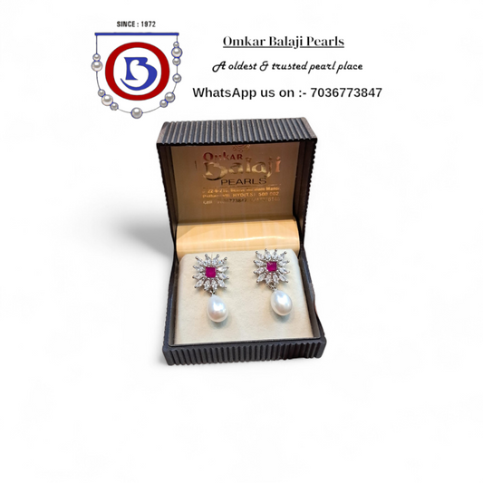 Earrings Of Real Pearls