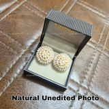 BIG: Perfection Overloaded: Handcrafted Pearl Flower Studs 🌸✨