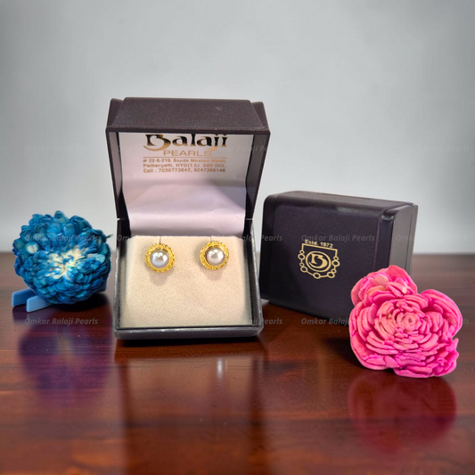 Elegant Real Pearls Earrings #049