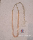 2-Layer Real Pearl Mala [Peach]