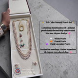 ✨ Tri Color Natural Pearls Set ✨