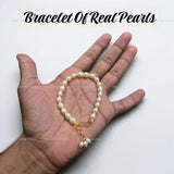 Trending Casual Bracelet of Real Pearls