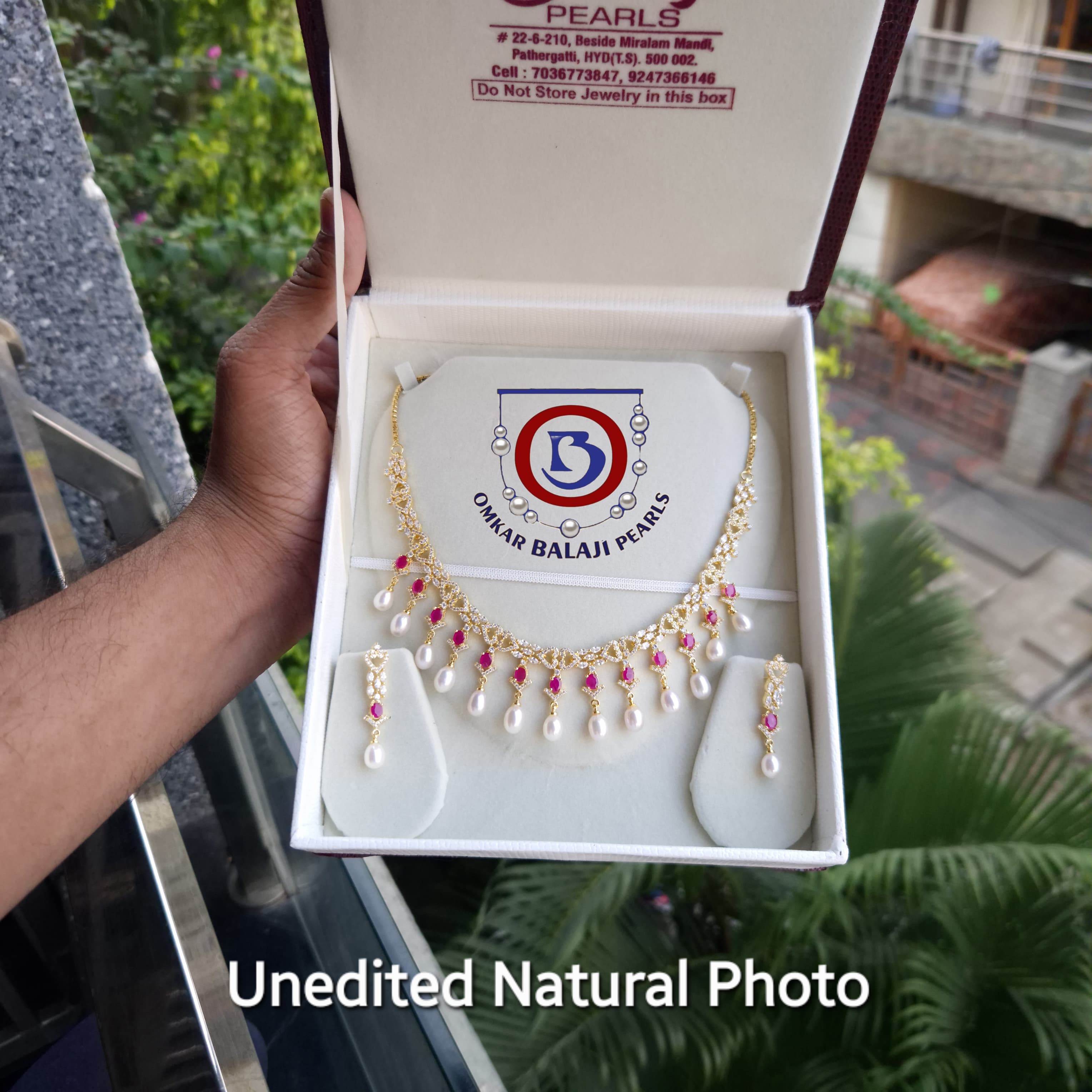 Royal Pearl Necklace set