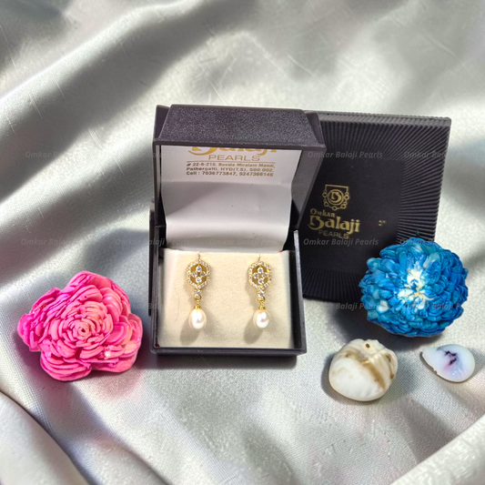 Elegant Real Pearls Earrings #177