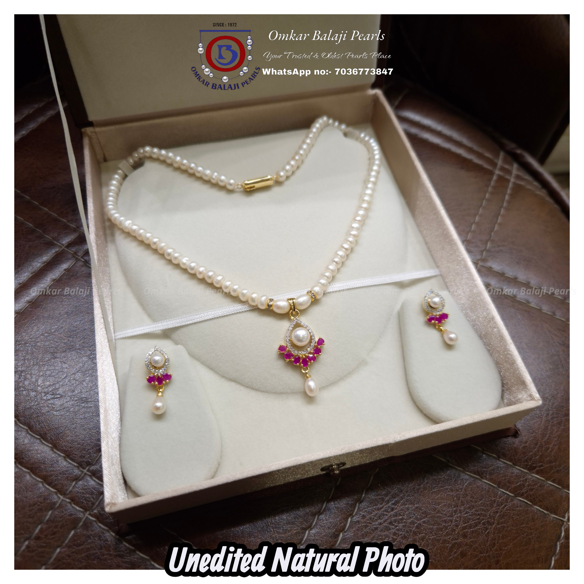 Royal Teardrop Real Pearl Set ❤️