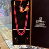 Exclusive 2-Line Ruby Necklace Set