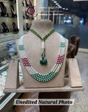 Multi-Strand Gemstone & Pearl Necklace
