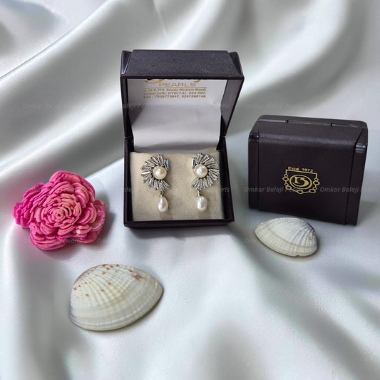 Elegant Real Pearls Earrings #127