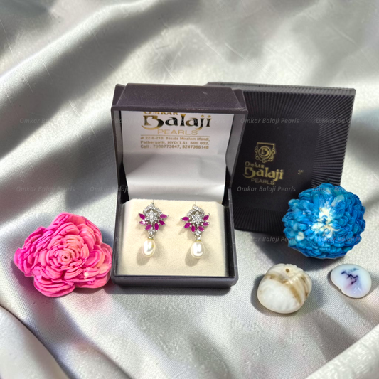 Elegant Real Pearls Earrings #178