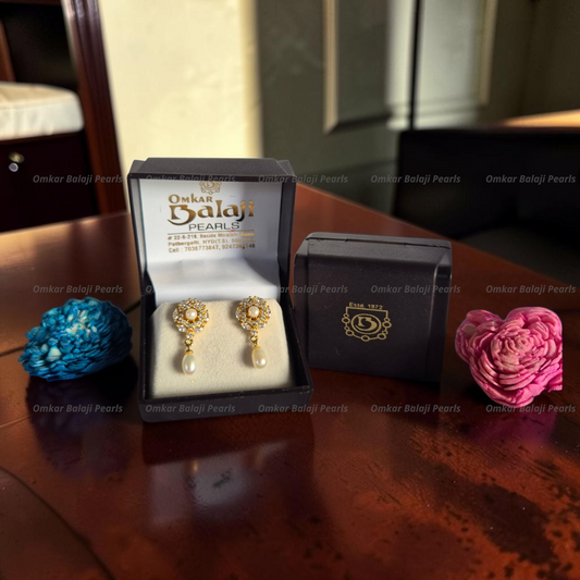 Elegant Real Pearls Earrings #215