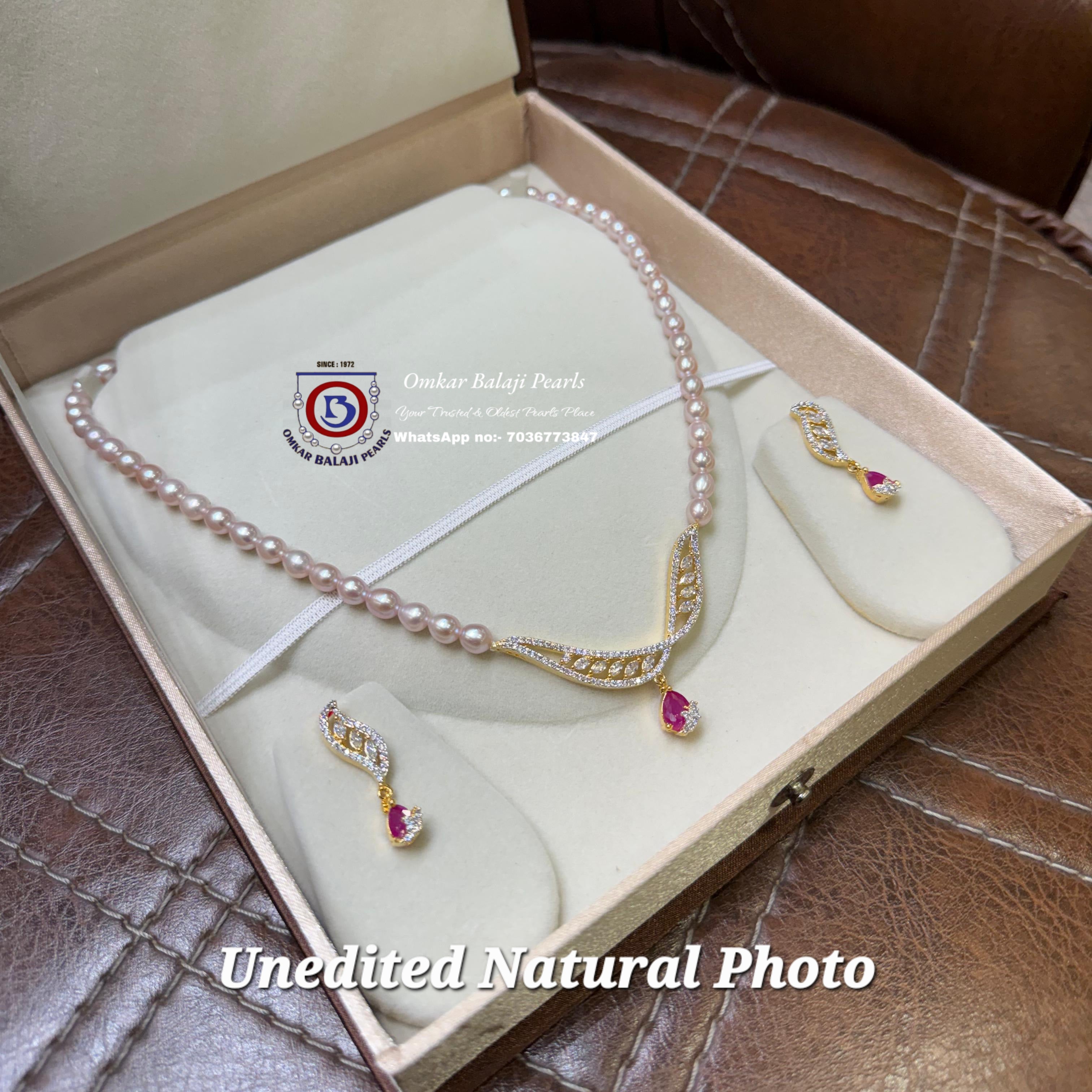 Elegance Of Natural Pearls Set