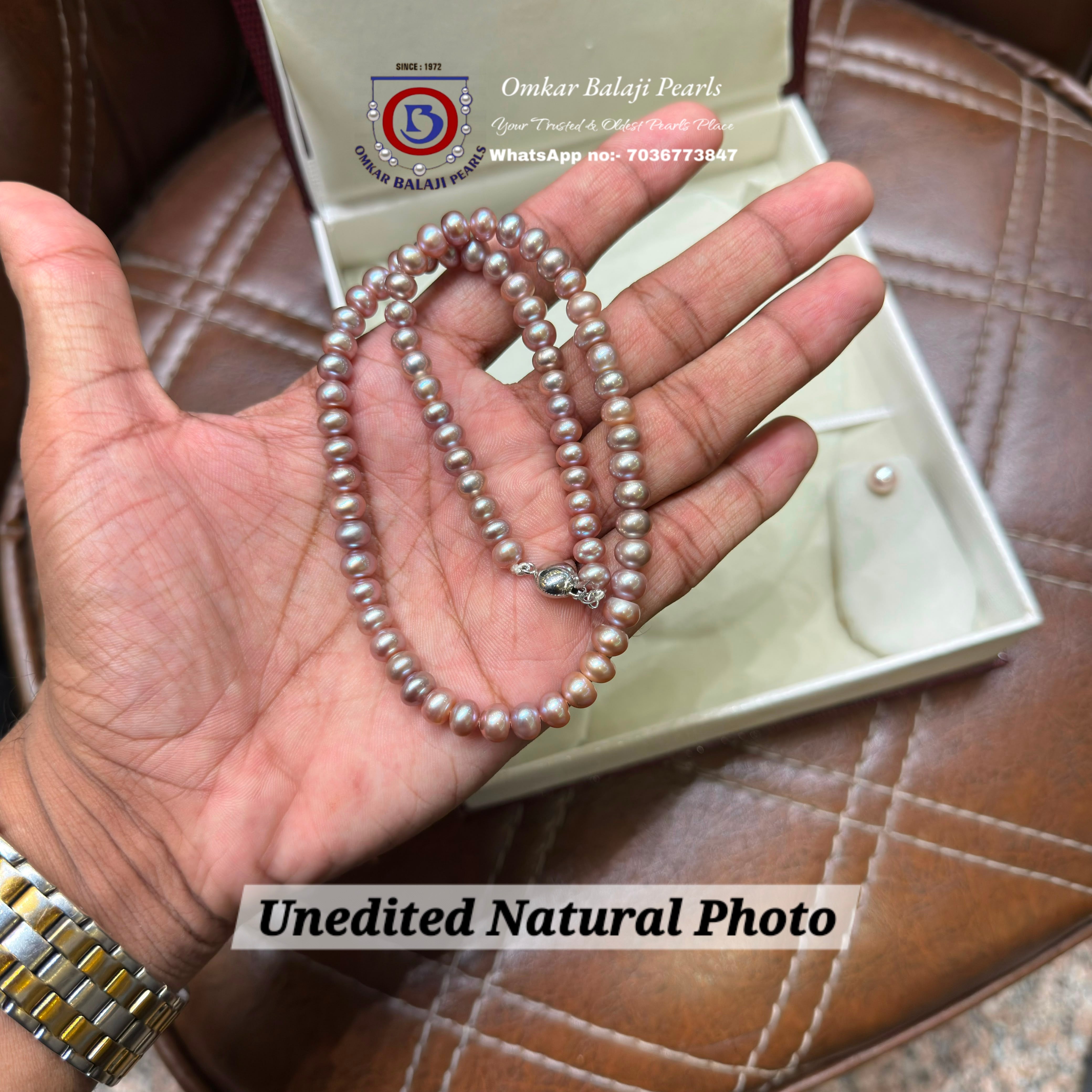 Royal Lavender Pink Pearl Set