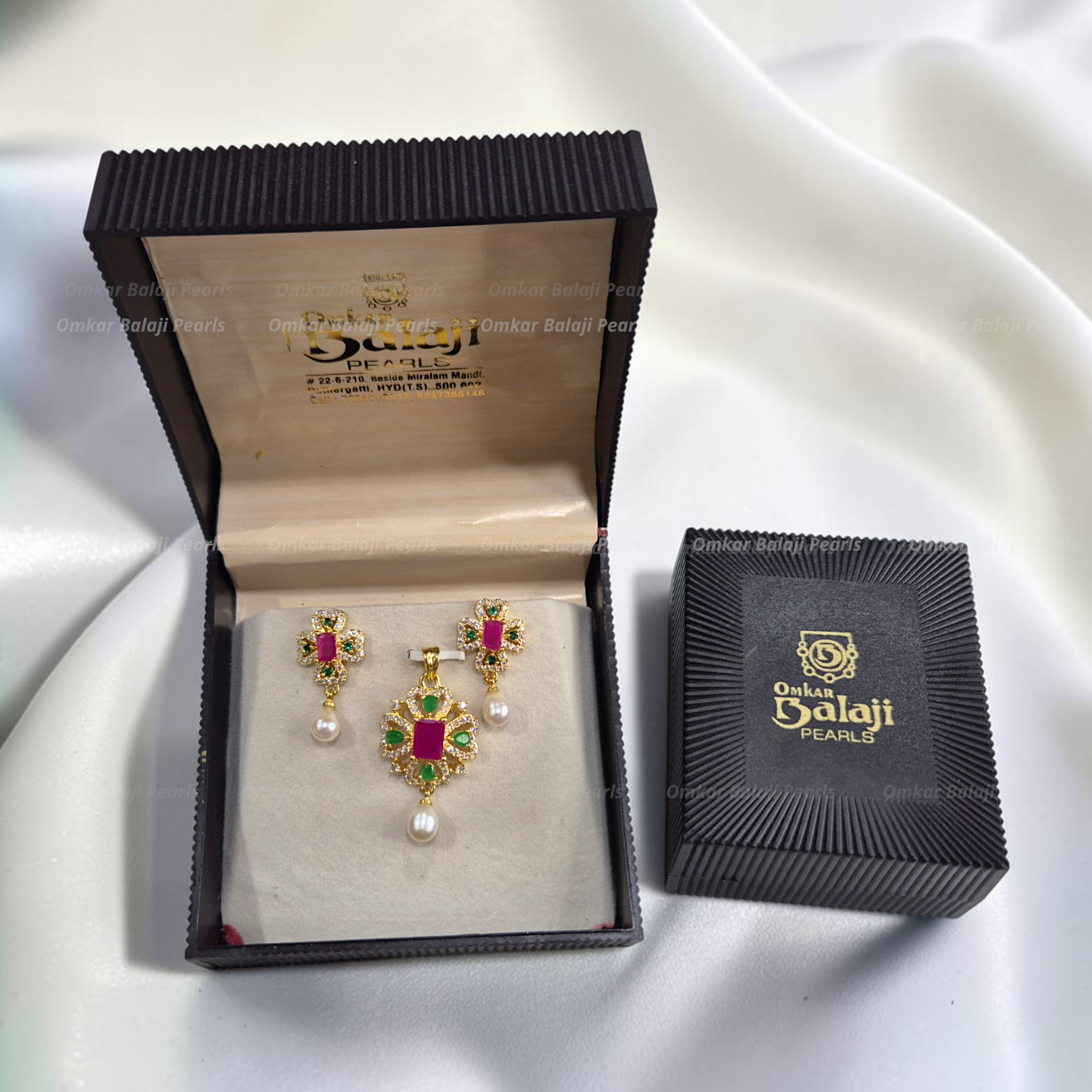 Rakhi Sale Locket Set #G69