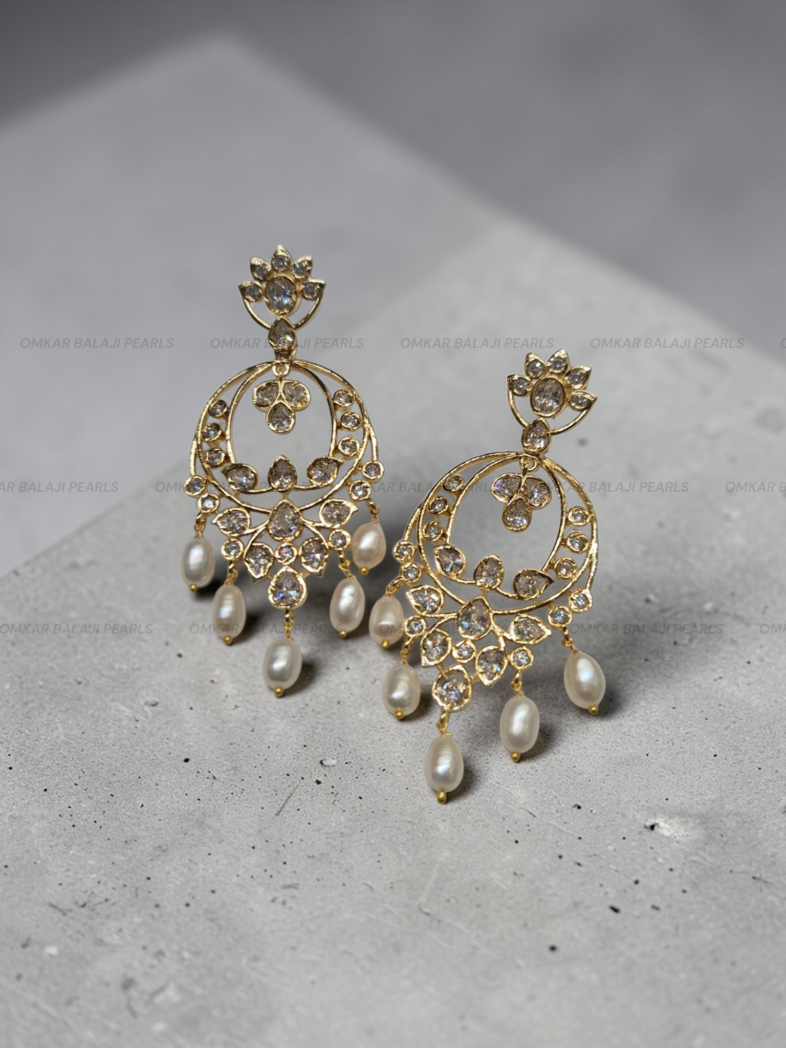 Chandballi Of Real Pearls 🌙