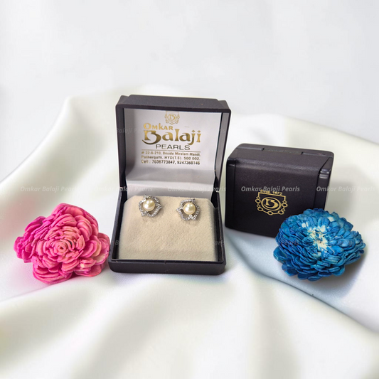 Elegant Real Pearls Earrings #068