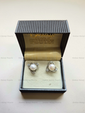 Pearls Triangle Studs