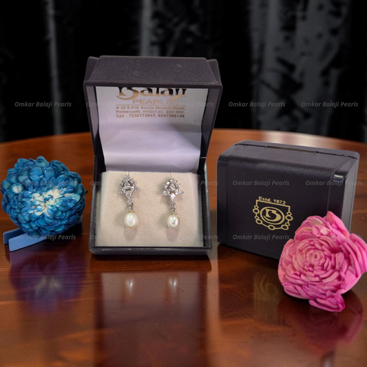 Elegant Real Pearls Earrings #088