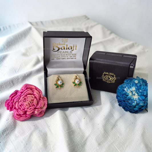 Elegant Real Pearls Earrings #094