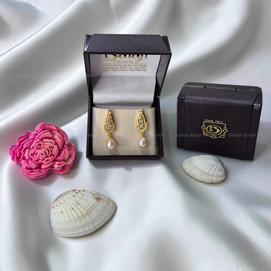 Elegant Real Pearls Earrings #027