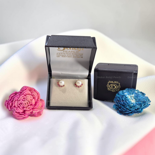 Elegant Real Pearls Earrings #097