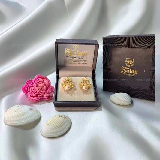 Elegant Real Pearls Earrings #029