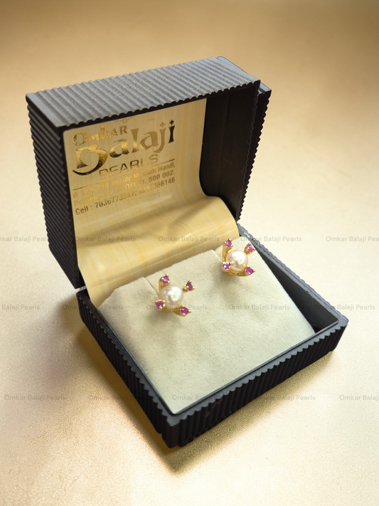 Pearls Earrings [ 4 color options ]