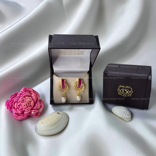 Elegant Real Pearls Earrings #042